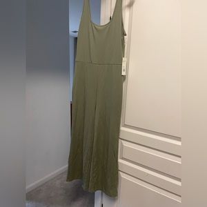 Nwt Mate the Label women’s size Lg ribbed tencel jumpsuit.